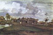 Valentin Serov A Village oil painting